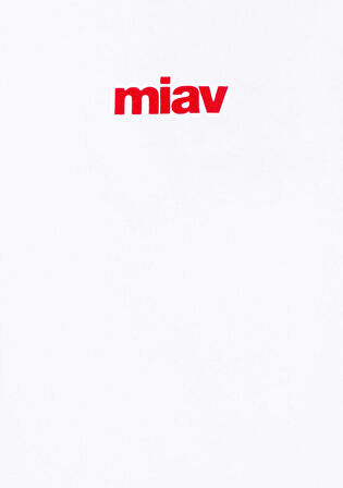 Mavi Kırmızı Miav Baskılı Çocuk Tişört 66332602