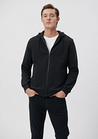 Mavi Fermuarlı Siyah Sweatshirt 0S10013-900