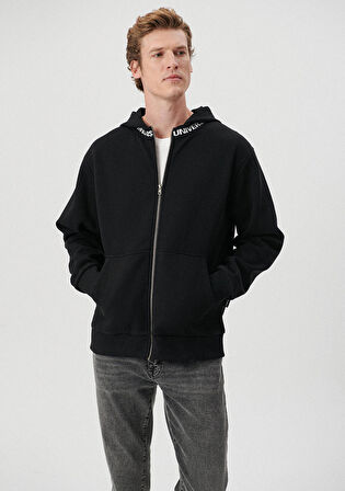 Mavi Fermuarlı Siyah Sweatshirt 0S10040-900