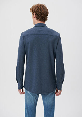 Mavi Kareli Kahverengi Gömlek 0210975-86156