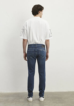 Jake Mavi Pro Gölgeli Indigo Mavi Jean Pantolon 0042286536