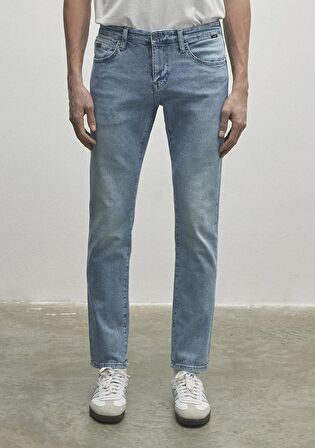 Marcus Premium Blue Puslu Açık Mavi Jean Pantolon 0035186532