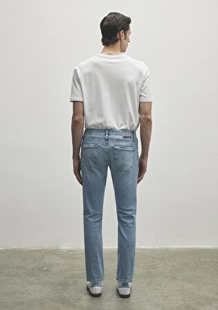 Marcus Premium Blue Puslu Açık Mavi Jean Pantolon 0035186532