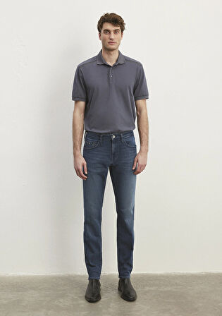 Jake Lux Black Vintage Indıgo Mavi Jean Pantolon 0042286546