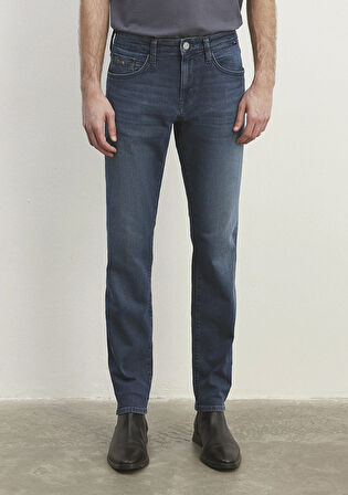 Jake Lux Black Vintage Indıgo Mavi Jean Pantolon 0042286546