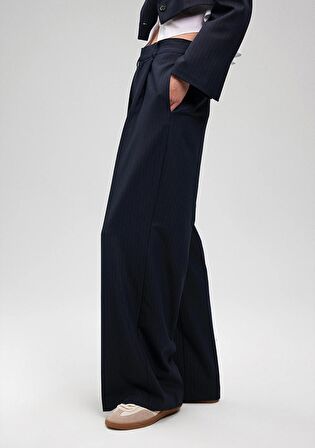 Mavi Geniş Paça Lacivert Pantolon 1010643-86624