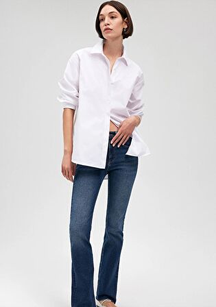 Mavi Beyaz Gömlek 1210675-620