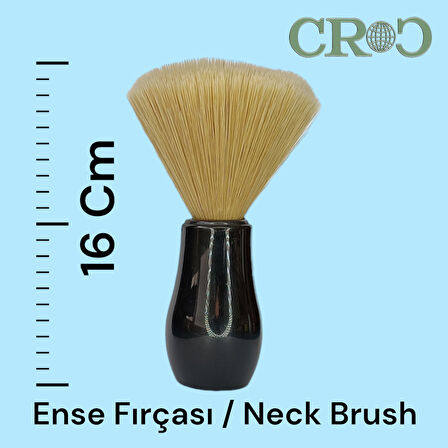 Croc EF001 Plastik Ense Fırçası Siyah