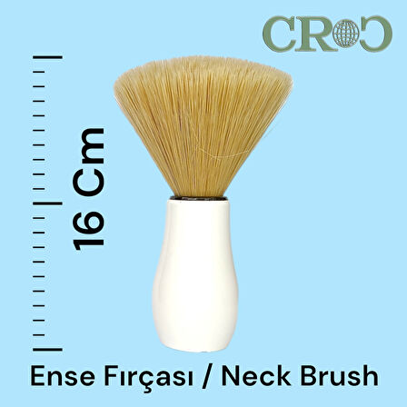 Croc EF001 Plastik Ense Fırçası Beyaz