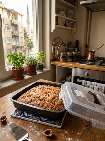 Kare Kek Ve Börek Saklama Kabı 30x30 cm Tutacaklı Kilitli Kapaklı Pasta Poğaça Taşıma Kutusu Antrasit