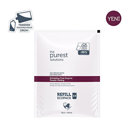 The Purest Solutions Exfoliating Fruit Enzyme Powder Peeling 55 gr - Refill