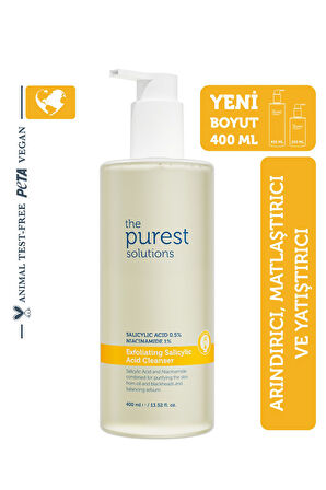 The Purest Solutions Sivilce ve Siyah Nokta Karşıtı Arındırıcı Temizleme Jeli 400 ml