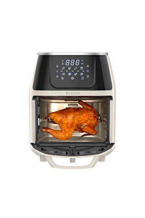 Yasomi Y88 XXL 8 lt Yağsız Airfryer Bej