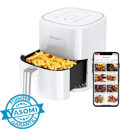 Yasomi Y22 5 lt Yağsız Airfryer Beyaz