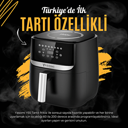 Yasomi Y55 6 lt Yağsız Airfryer Siyah