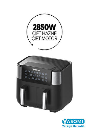 Yasomi Y80 8 lt Yağsız Airfryer Siyah