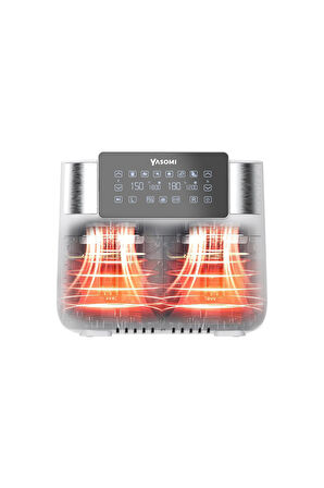 Yasomi Y80 8 lt Yağsız Airfryer Beyaz