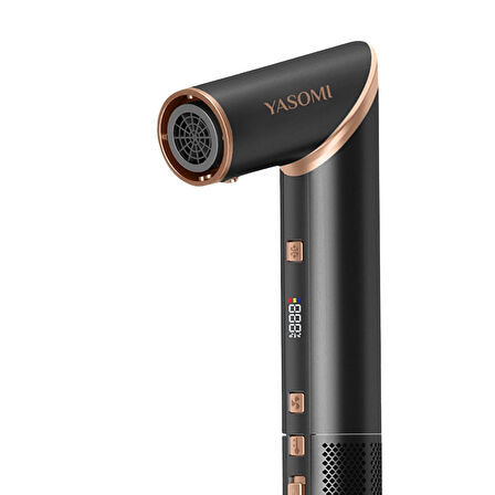 Yasomi Witero 9in1 Ultra Airwrap Multi-styler Sıcak-soğuk Hava Üflemeli Siyah Saç Şekillendirme Cihazı