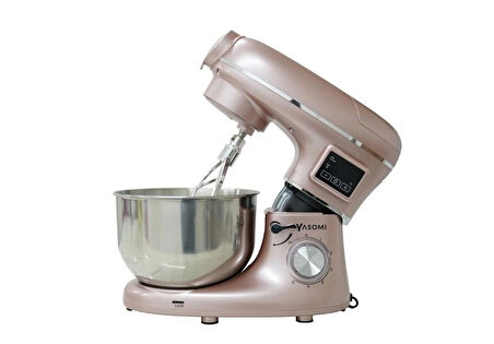 Yasomi Sm 1504bml Rose Gold Led Ekranlı Kıyma Çekme Aparatlı Blender Stand Mikser Mutfak Şefi 1500w