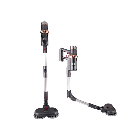 Yasomi Vion Plus V11 H12 Hepa Mop Başlık Led Işıklı Turbo Başlık Dikey Süpürge