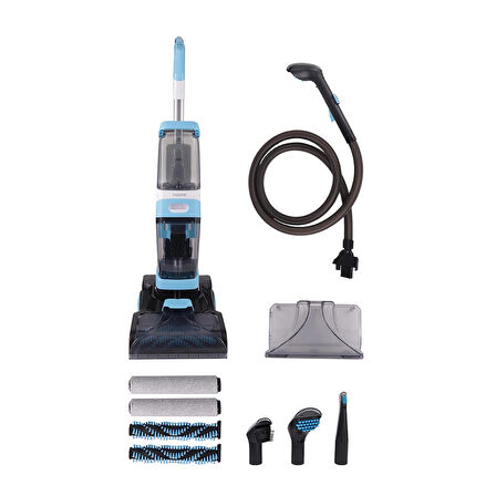 Yasomi T20 Pro HydroStream 1000W Buhar Fonksiyonlu Dikey Halı Yıkama Koltuk Yıkama ve Buharlı Paspas Makinesi