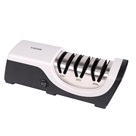 Yasomi H1225 3 Aşamalı Profesyonel 20 Derece Bileme Kenarı Elektrikli Bıçak Bileyici