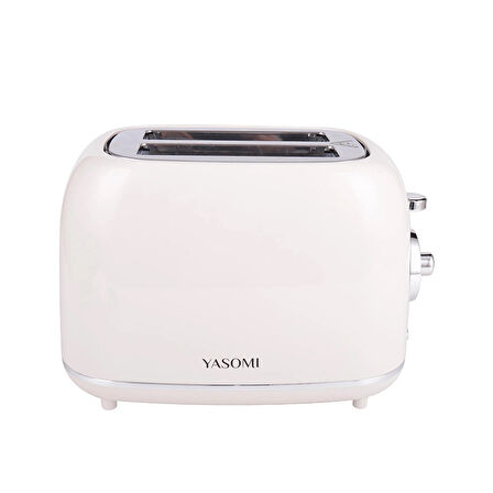 Yasomi YK-688T Retro Bej İki Dilim Ekmek Kızartma Makinesi