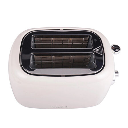 Yasomi YK-688T Retro Bej İki Dilim Ekmek Kızartma Makinesi