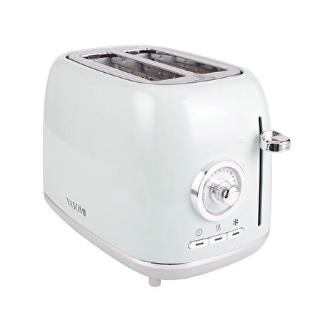 Yasomi YK-688T Retro Mavi İki Dilim Ekmek Kızartma Makinesi
