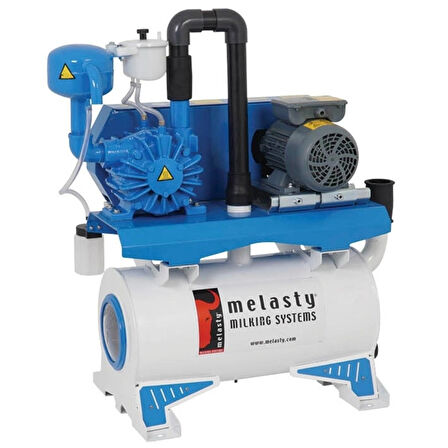 Melasty Süt Sağım Sistemi Vakum Pompa Seti (380V-50Hz-1,5kW) (400 L/dk - Yağlı)