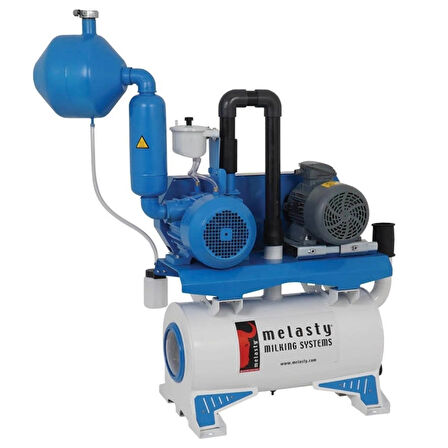 Melasty Süt Sağım Sistemi Vakum Pompa Seti (220V-50Hz-2,2kW) (750 L/dk - Yağlı)