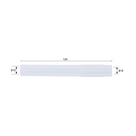 Melasty Kısa Süt Hortumu (Setli) (Silikon - 10 lu Paket)