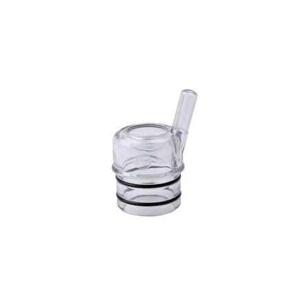 Melasty Yarım Tip Meme Lastiği (Memelik) Kılıfı Plastiği (Şeffaf) Çıkış Çapı: 27 mm (4'lü)