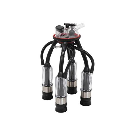 Melasty Süt Sağma Makinesi 240 cc Sağım Demeti (Şeffaf Plastik Kılıflı)