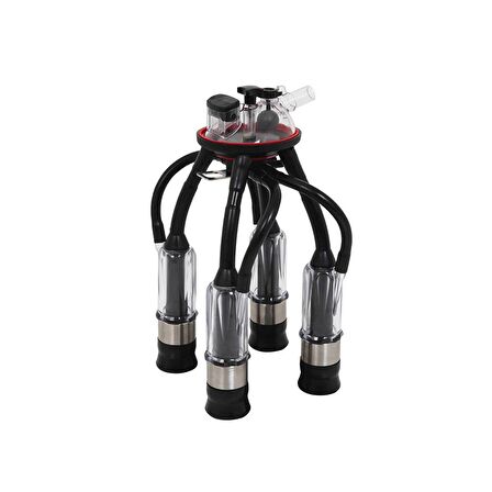 Melasty Süt Sağma Makinesi 240 cc Sağım Demeti (Şeffaf Plastik Kılıflı)