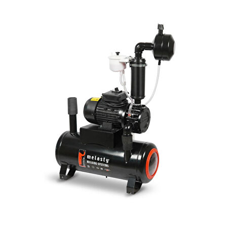 Melasty Veled M500 Süt Sağım Sistemi Vakum Pompa Seti (220V-50Hz-1,5kW) (500 L/dk - Yağlı)