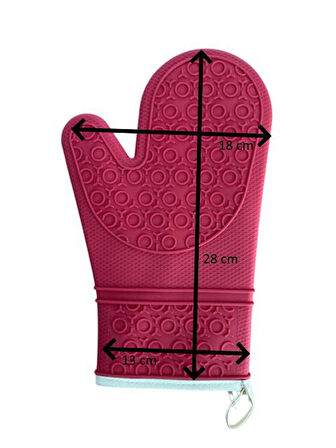 SİLİKON FIRIN ELDİVENİ 28*18*13 CM (Pastaland)