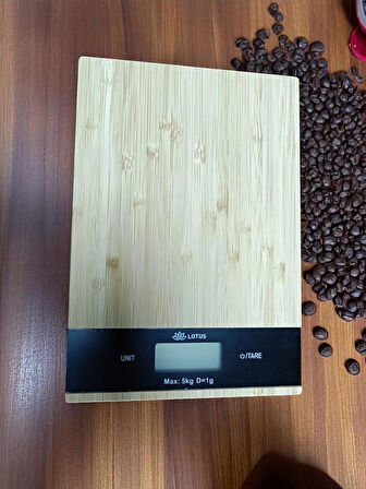 LOTUS BAMBU HASSAS MUTFAK TERAZİSİ