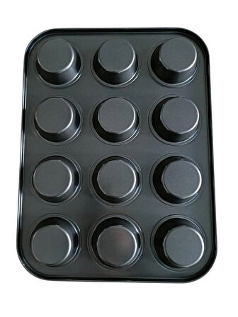 ıvory 12'li Muffin Kalıbı Teflon