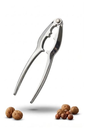 Universal Ceviz Kıracağı Paslanmaz Çelik Metal Ceviz Kırma Aparatı Ergonomik Kaymaz Saplı Fındık Badem Kırıcı