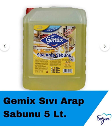 Gemix Sıvı Arap Sabunu 5 Kg