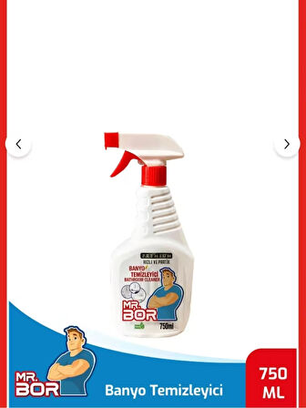 MR.BOR PREMİUM BANYO DERZ VE DUŞAKABİN TEMİZLEYİCİ 750 ML