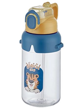 Vagonlife Policarbon Pipetli Matara Suluk 650 ml Sarı