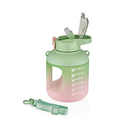 Vagonlife VGN2302 1100ml Yeşil Matara