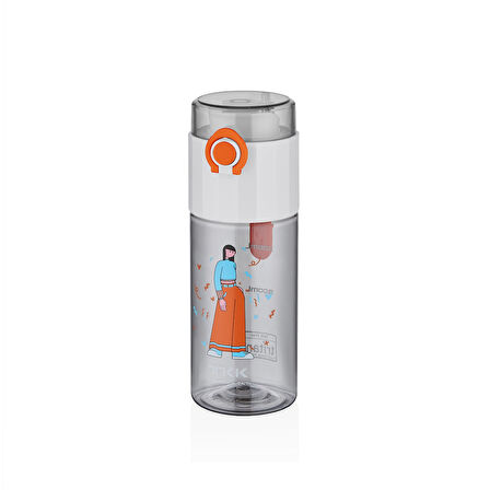 Vagonlife Tkk T1013 500ml Desenli Beyaz Matara
