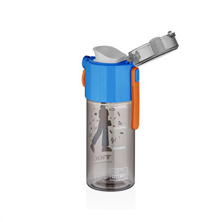 Vagonlife Tkk T1013 500ml Desenli Mavi Matara