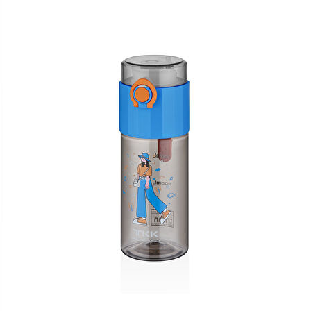 Vagonlife Tkk T1013 500ml Desenli Mavi Matara