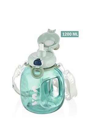 Vagonlife Tritan Su Matarası 1200 Ml Yeşil