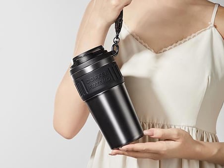 TKK Çelik Termos Mug 630Ml Mat Siyah