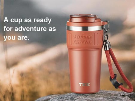 TKK Çelik Termos Mug 630Ml Kırmızı